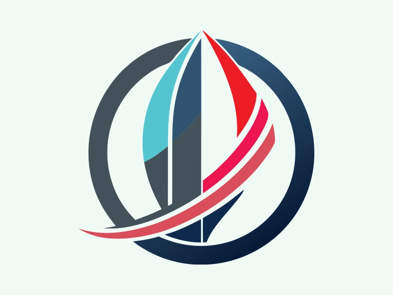 Blurry logo redrawn as a vector: vector result