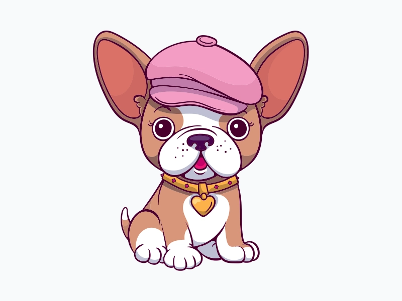 Puppy illustration: original artwork